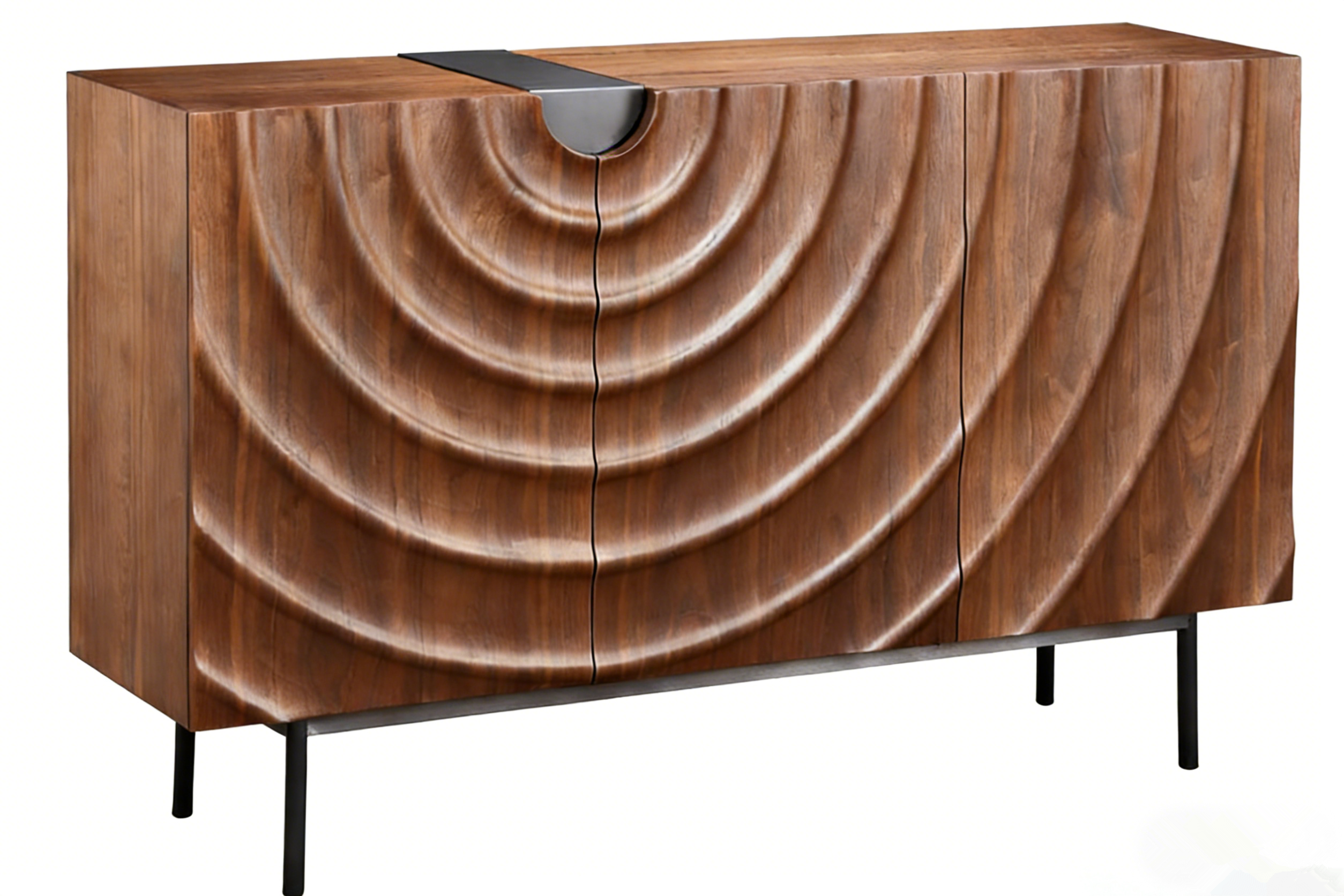 Foshan Factory Wholesale Kitchen Storage Cabinet Modern Design Dining Room Wooden Side Cabinet with Doors and Drawers