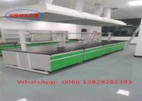 Tough Chemical Resistant Chemistry Lab Workbench Laboratory Workbench for School Chemistry Lab with Multiple Cabinets