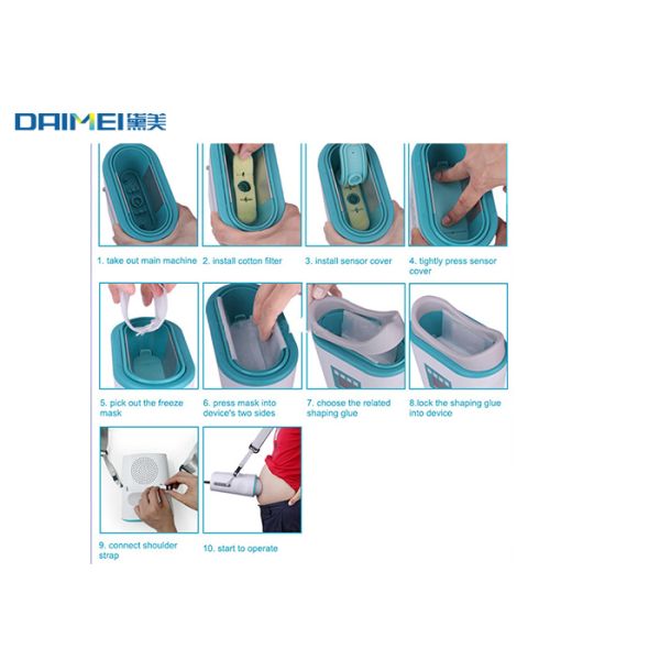 Safe Cavitation Weight Loss Machine , Portable Fat Freeze Machine For Home