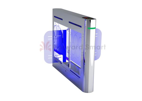 Access Control Extra Wide Lane IP54 Swing Turnstile Gate