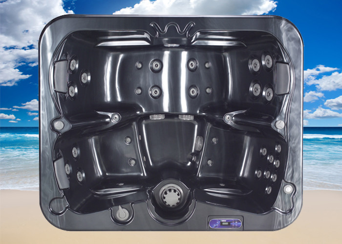 Square Acrylic Whirlpool Massage Outdoor Bathtubs E-370S 2000 * 1640 * 800mm