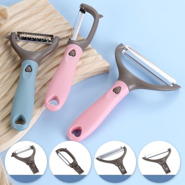 4 Pcs Kitchen Gadget Set Multifunctional Peelers for Potato Peeling in Restaurant