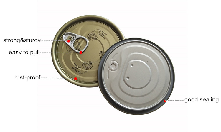 Крышка Tinplate верхней крышки попа платы тяги металла легкая открытая не Refillable