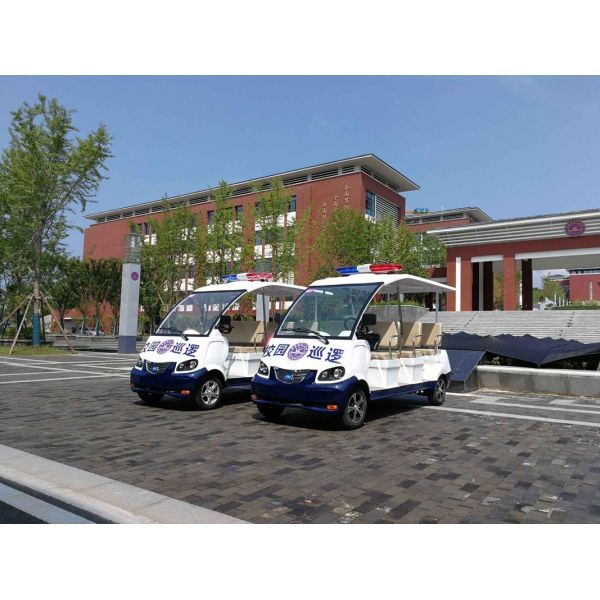 Патрульные машины безопасностью мини автобуса полностью заключенные 48V 4KW электрические с мотором AC