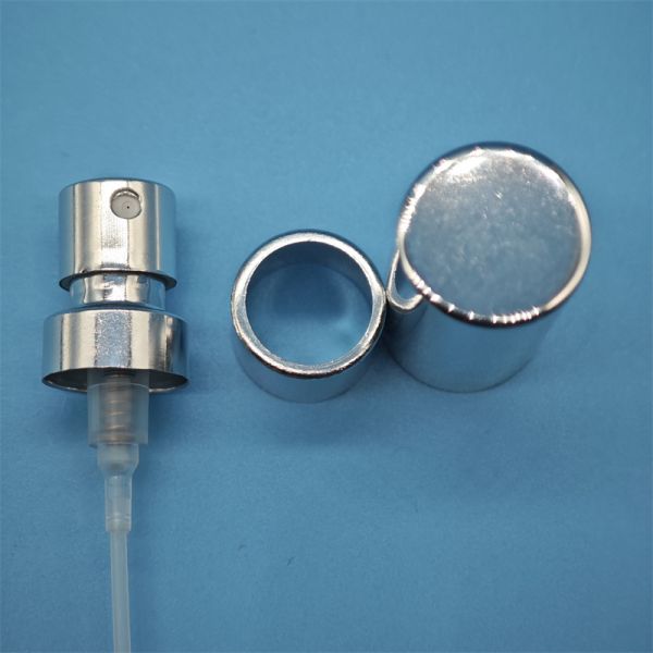 Silver Colour Perfume Spray Crimp Pump For Fragrance Distribution