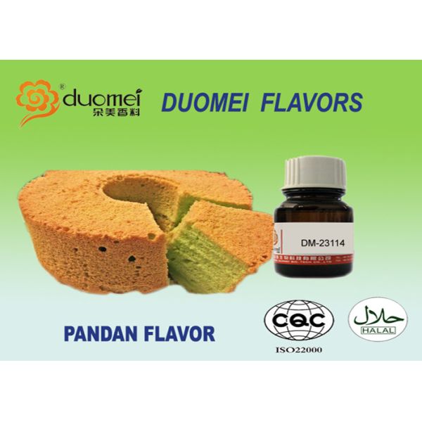 Natural Food Grade Pandan Flavor Liquid Form For Food Beverage Bakery