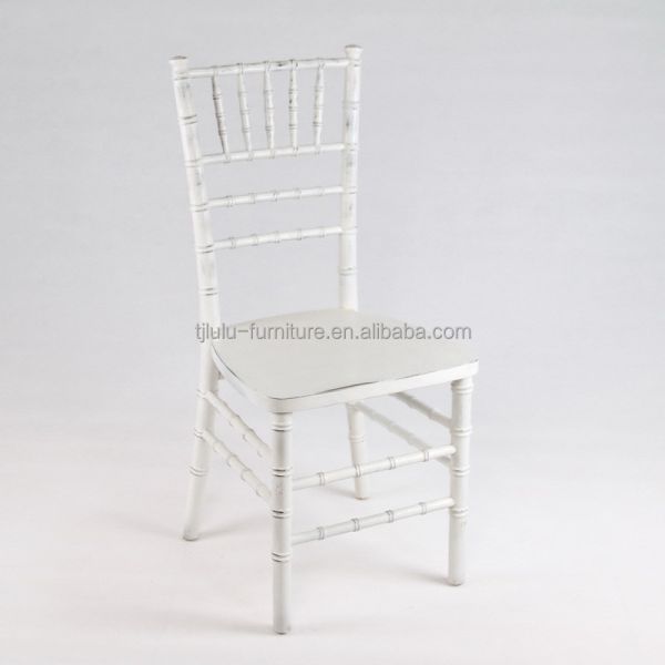 Workshop White Wash Chiavari Chairs Wood Wedding Hotel Banquet Stackable Chair Solid Wood Dining Chair
