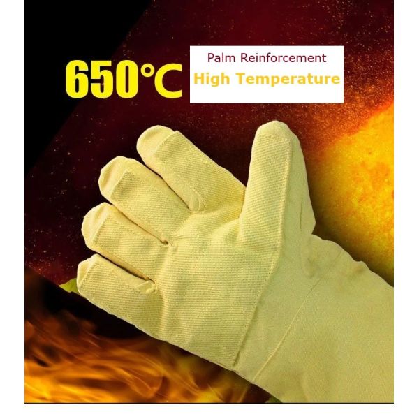 Антирежущие перчатки из арамидовых волокон, устойчивые к высоким температурам