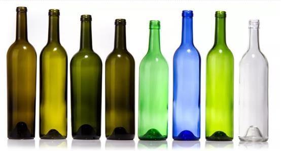 Industrial Beverage 750ml Clear Glass Wine Bottle with Aluminum Plastic PP Collar