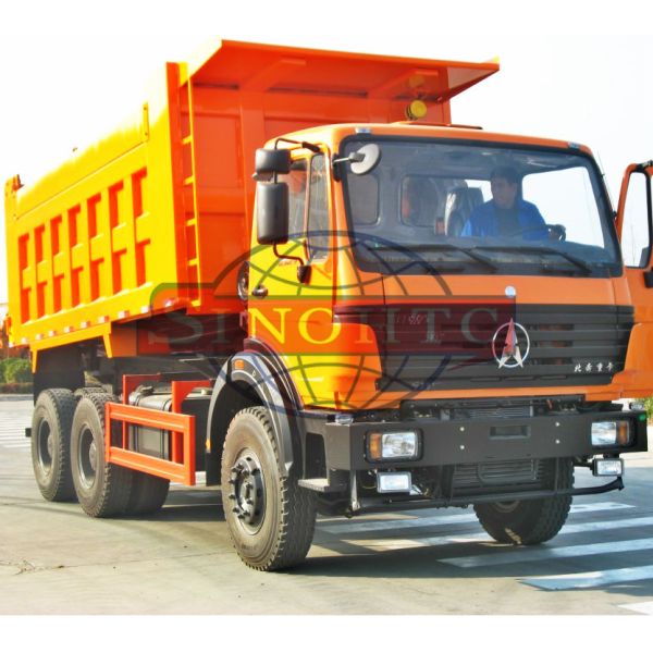 Heavy Duty Beiben Dump Truck , 20 - 30 Ton 6x4 Other Cubic / 20 Cubic Tipper Truck