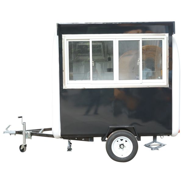 Fully Equipped Kitchen Chinese Food Mobile Cart Customized for Vending Snack Function