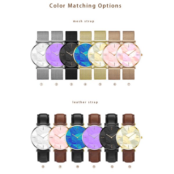 SS316L Women'S Quartz Stainless Steel Watch 3atm Water Resistant