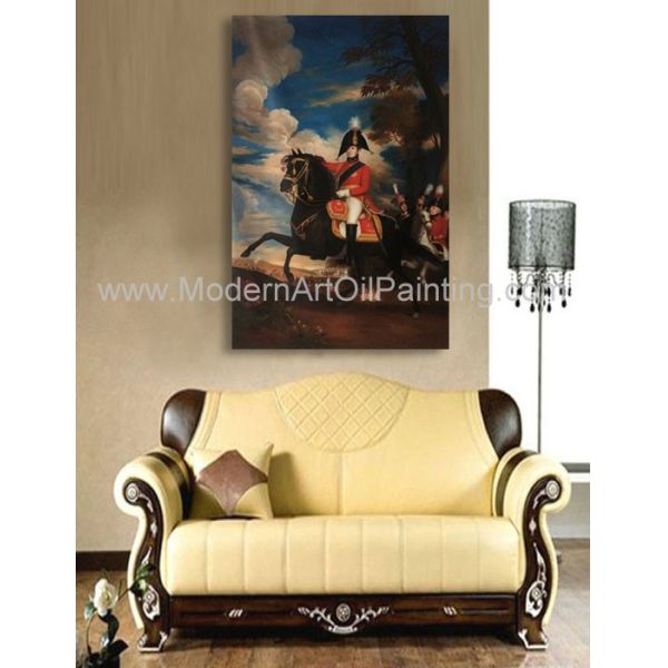 Обрамленные картины наполеоновской войны картины маслом людей Handmade 60 x 90 см