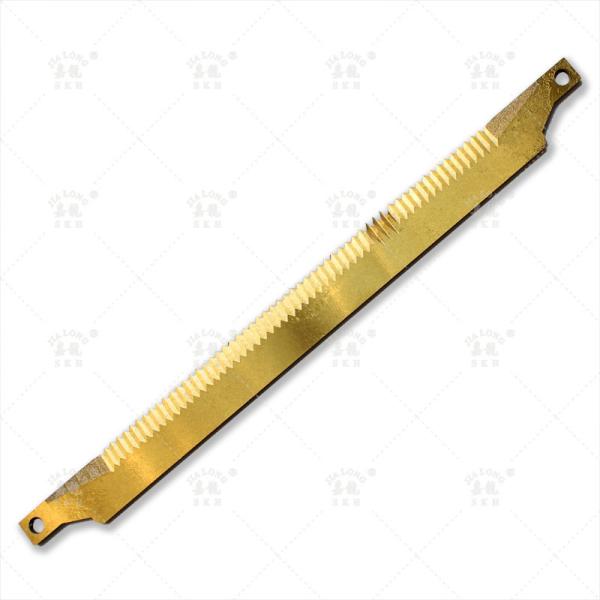 18mm TiN Coated Toothed Blade Serrated Blade For Film Plastic Packing