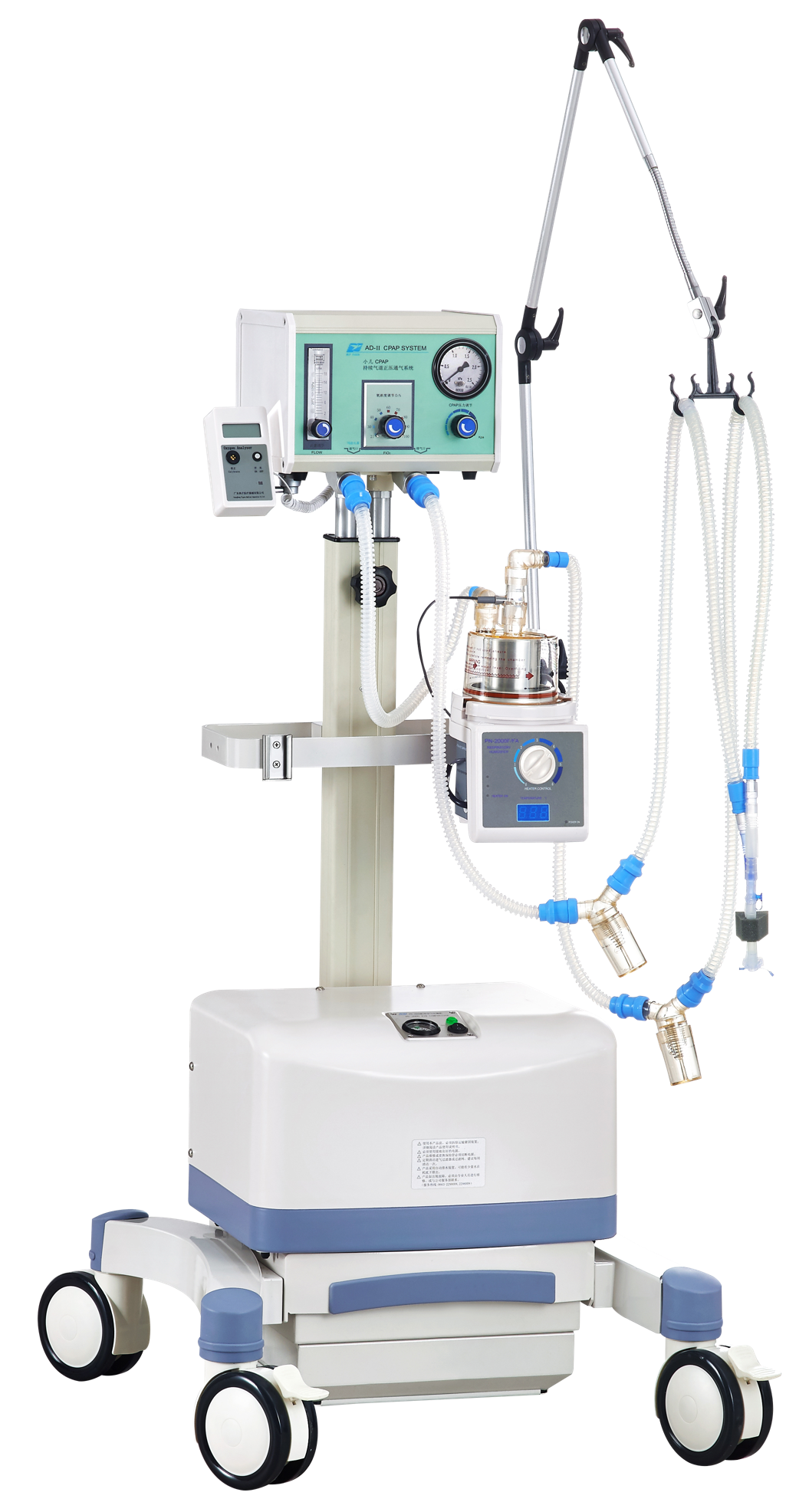 Mélangeur d'air et d'oxygène pour nourrissons CPAP II Nasal 02 Humidificateur ODM