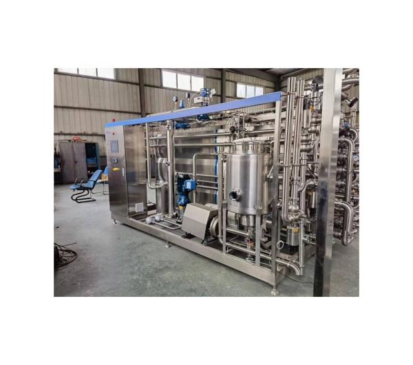 7.5 Kw UHT Tubular Sterilizing Machine for 3 Horse Milk and Tea Beverage Processing