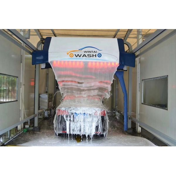 Автомобильная стиральная машина без щетки с одной рукой с установкой W от 3350 до 3686 мм