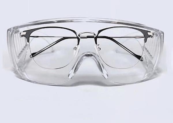 PVC Frame Safety Glasses Dust Protection Anti Fog Design With Breathing Mouth