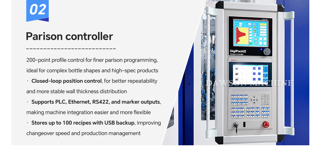 Automatic DSB100II-30L HDPE Plastic Container Blow Molding Machine 30L HDPE Jerry Can Blow Moulding Machine