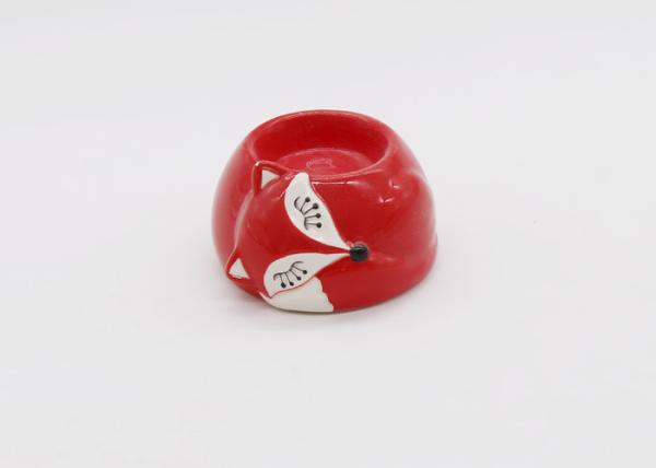 Fox Shape Ceramic Candle Holders / Handmade Tea Light Holders Home Decoration