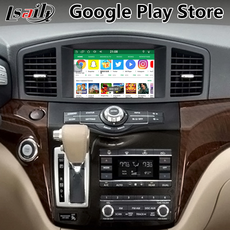 Интерфейс Lsailt Android Carplay для Nissan Quest E52 с беспроводным Android Auto