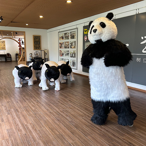 Adult Cosplay Cartoon Design Rubber Animal Costume Suit Animal Prop Mascot