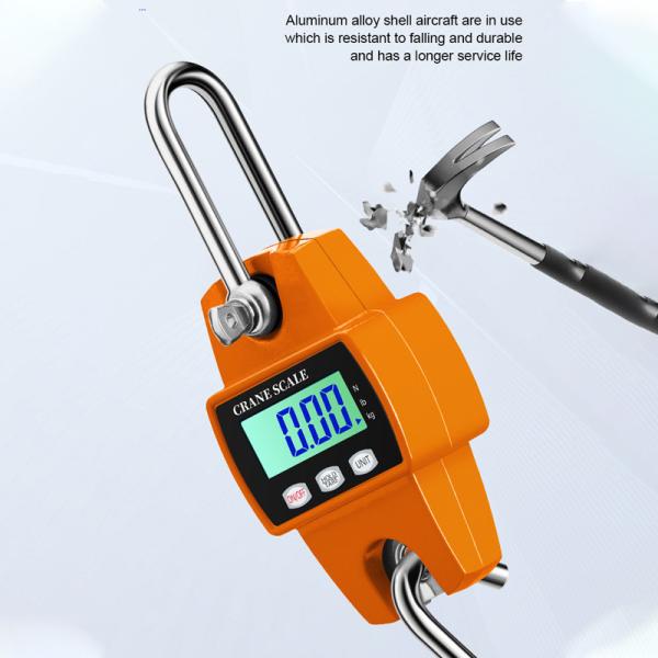 Balance électronique numérique mini-grue en alliage d'acier ABS moulé sous pression 100 kg 200 kg 300 kg Équipement de pesée suspendu pour le bétail pour la chasse