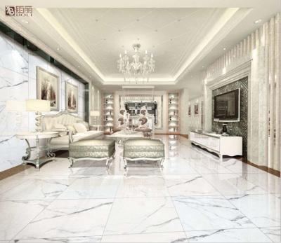 A parede cerâmica de Carrara do revestimento de Matt telha 300 x 1200 do tamanho 3D milímetros de impressão do Inkjet
