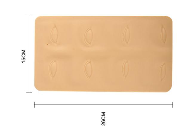3D Eyebrow Tattoo Practise Skin , Moderate Thickness Artificial Tattoo Skin