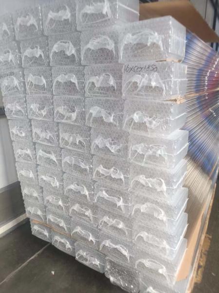 Tubo de vidro transparente para impressão em serigrafia Tubo de vidro borossilicato para embalagem de medicamentos
