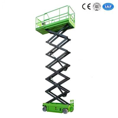 automotores automotivos de 12m Scissor a plataforma 230Kg do elevador hidráulico do elevador
