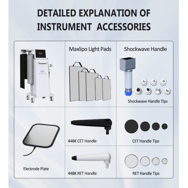 448K máquina de escultura de grasa máquina de cavitación para relajación posparto