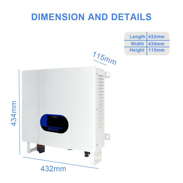 3.5kw ホームオフグリッドソーラーインバーター 24v 3000w シングルフェーズ 3kw 3kva Mpptコントローラ付き