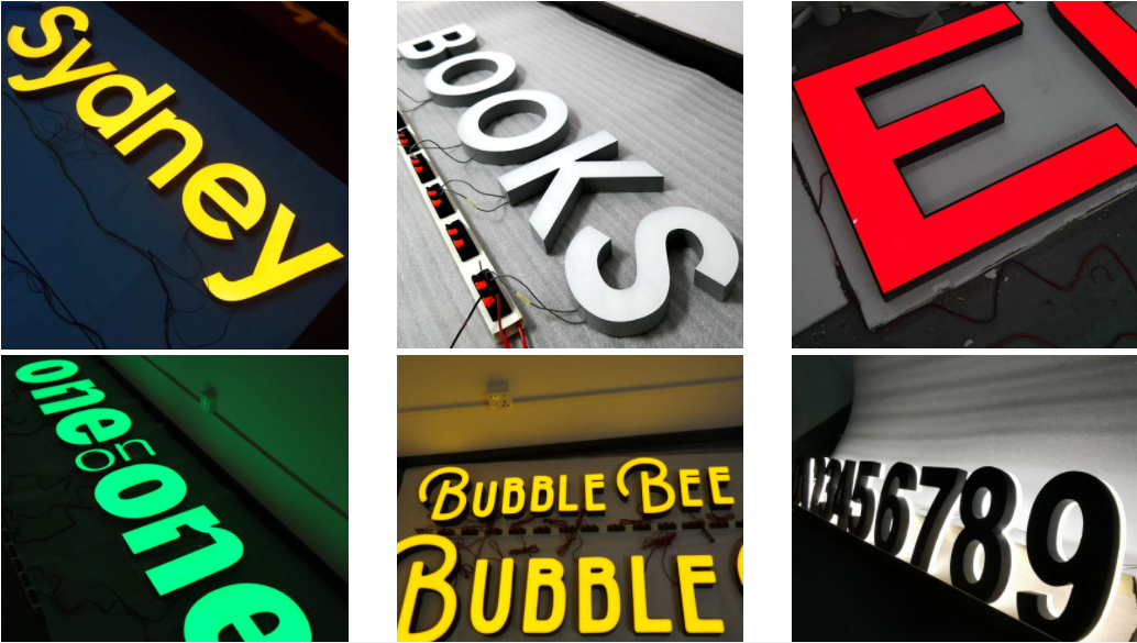 письма нержавеющей стали знака 3-5mm акриловые строя УЛЬТРАФИОЛЕТОВЫЕ напечатанные изготовленные