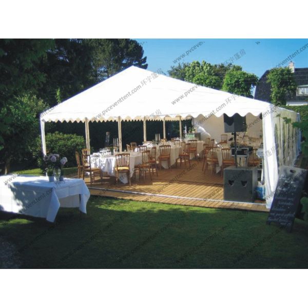 Silver Grey Large Event Party Tent Wedding Tent Hotel Tent Aluminum Customized With Inside Decoration