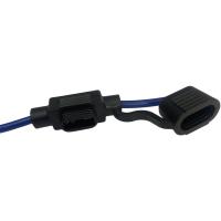 297 Mini impermeável em linha de circuito de fio de lâmina de automóvel segurador de fusível UL1015 14AWG 600mm Para carro Van bicicleta veículo Auto