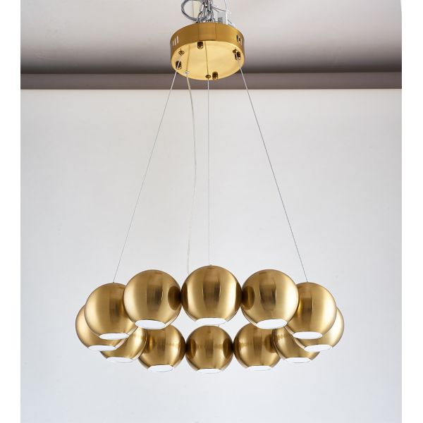 Round sphere led chandelier for living room bedroom table dining room hanging lamp(WH-MI-319)