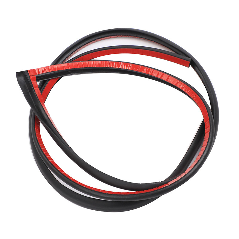 E D I Shape P Type Door and Window Weather Stripping Glass Rubber Seals Foam Sound Proof Sealing Strip