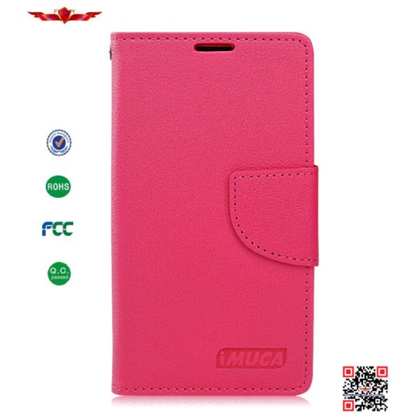 Hot Selling 100% Quaify Colorful PU Wallet Leather Cover Cases For Sony Xperia Z1 Z1 Mini
