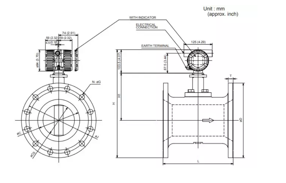 Petrolum High Accuracy Flow Meter CCC With DYC Cable HART