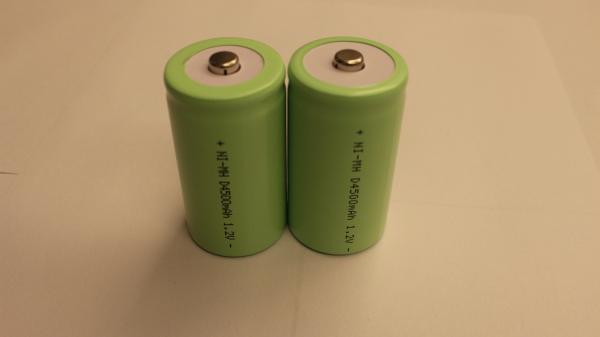 UL alto do tampão ROHS das baterias D4500mAh 1.2V do consumidor NIMH