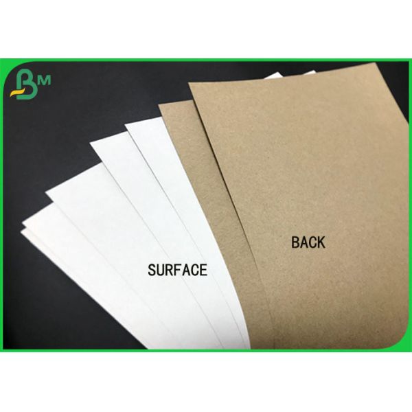 Recyclable доска вкладыша теста kraft 170g 200g белая поверхностная для упаковывая коробки