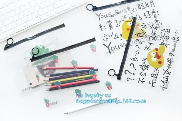 plastic zipper lock slider bags in storage bag, Resealable Plastic Underwear slider zipper Packaging Bags for Garment