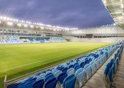 Indoor / Outdoor Stadium Seating Systems , Tip Up Base Football Stadium Seats