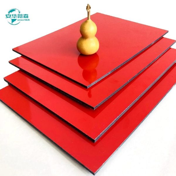 High Scratch Resistance Sandwich Panels with Polyethylene PE or Fire Retardant FR Core for Weather Resistant and UV Protected Wall and Roof Systems