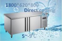 Easy Maintenance Commercial Restaurant Freezer 430L 220V 2 Door Counter Freezer