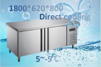 Facile à entretenir congélateur commercial pour restaurants 430L 220V 2 portes