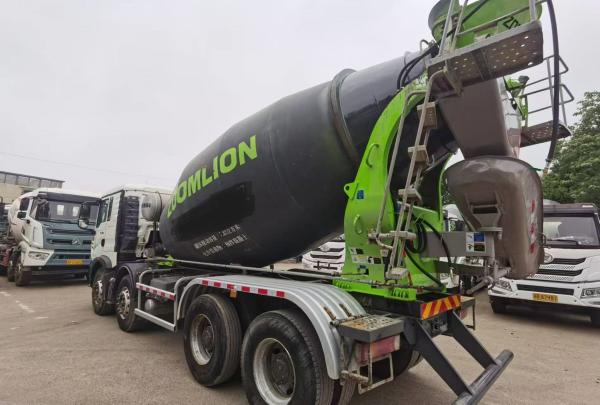 2021 ZOOMLION 12cbm Usado caminhão de betão misturador em HOWO Chassis para venda