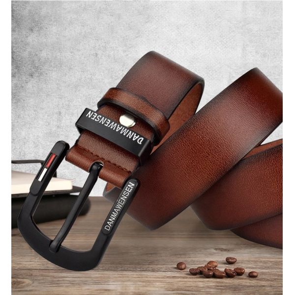 Men Waist Pu Buckle Belt
