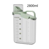 2800ML Containers de déjeuner rectangulaires en plastique empilable